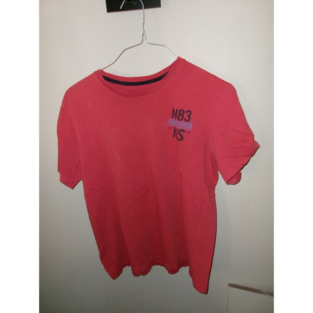 Nautica N83 Modern Classics Graphic T-Shirt Red Mens L